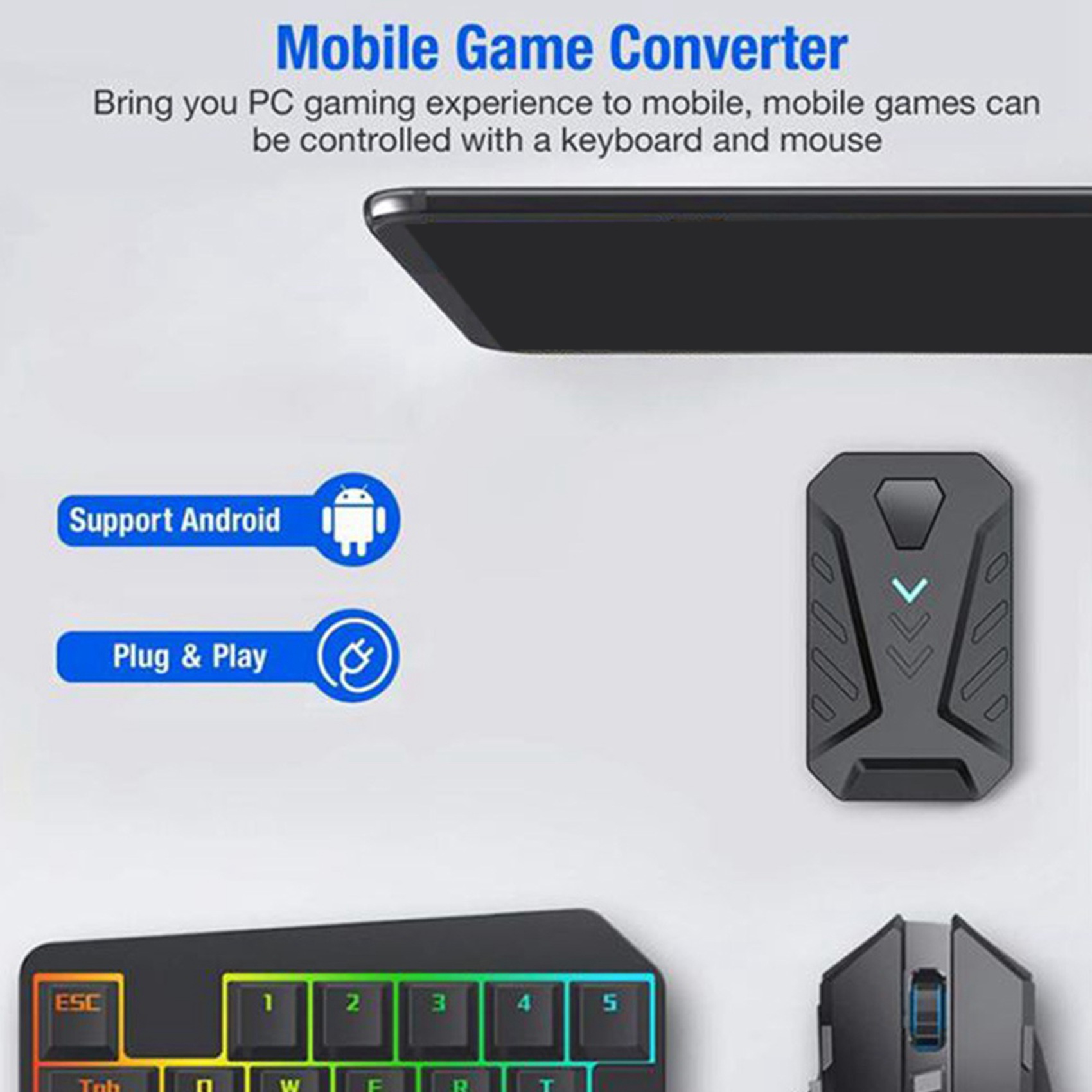 -A94Z Portable Mobile Gaming K - đánh giá và giá Gaming Keyboard And Mouse Converter For Mobile