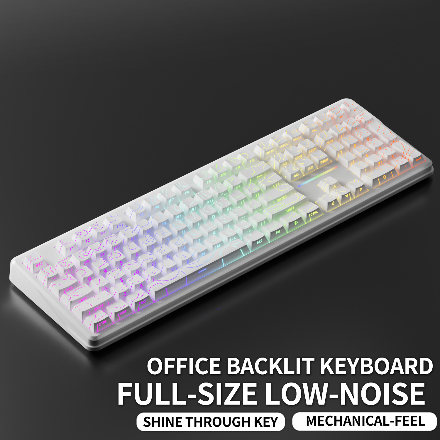 V108 Pro Wired & Wireless Keyb - đánh giá và giá Gaming Keyboard No Noise